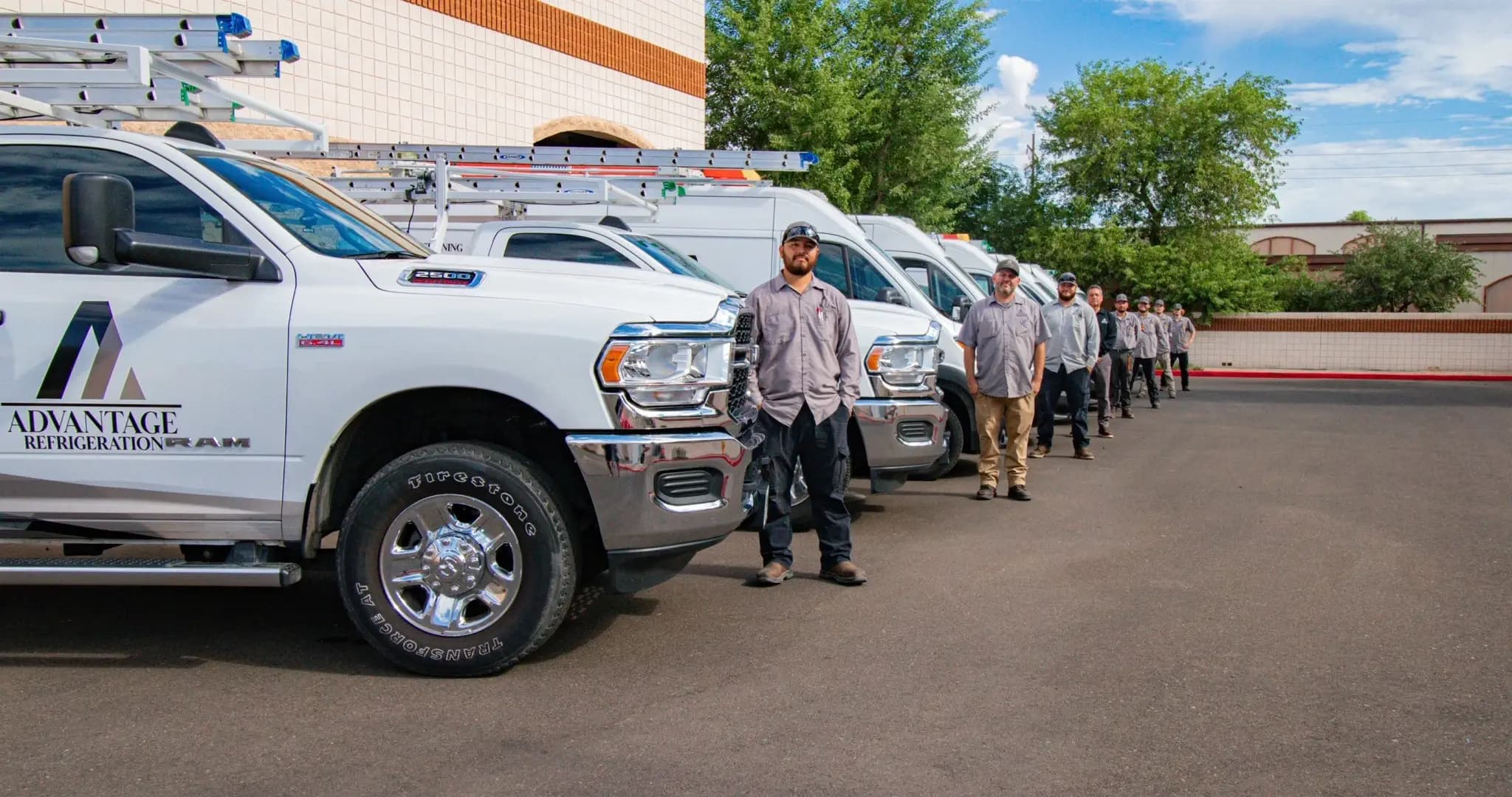 Commercial A/C and Heat Repair background